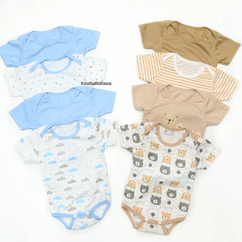 (ISI 4) Jumper Bayi Paket Lahiran SNI 0-6 Bulan Kado Baby New Born Bayi Perempuan Laki Laki Set Kaos Bayi Jamper 0-3 Bulan Kiosbalitafawa 1