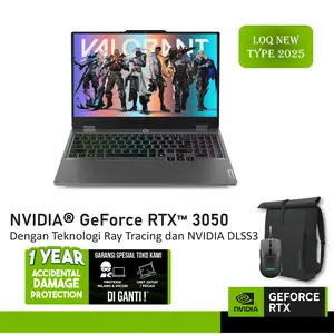 LENOVO LOQ 15 GeForce RTX 3050 - I5 13450HX 12GB 512SSD OHS