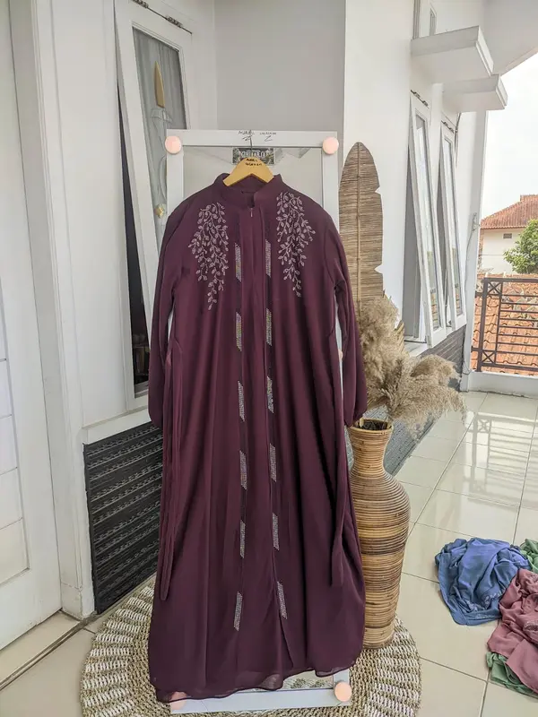 Gamis Abaya Kirena Gamis Kondangan Gamis Best Seller Ukuran S M L XL XXL 6
