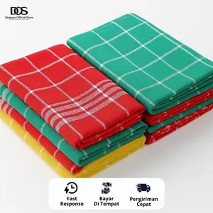 DRAPEZA SERBET DAPUR LAP TANGAN JUMBLO WARNA ISI 1 LUSIN 12 PCS PREMIUM QUALITY BAHAN KATUN TEbal SERAP AIR CEPAT KERING UNTUK USHA KULINER DAN RESTORAN