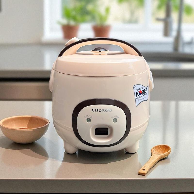   loại 1 lõi nhôm,kèm vỉ hấp Cudkoo Nồi Cơm Điện Mini CR387 CR388 - Dung Tích 1L 1.2L 1.8L - Thiết Kế Hàn Quốc Đáng Yêu Nấu Cơm Ngon Tiết Kiệm Điện Chống Dính Tốt 