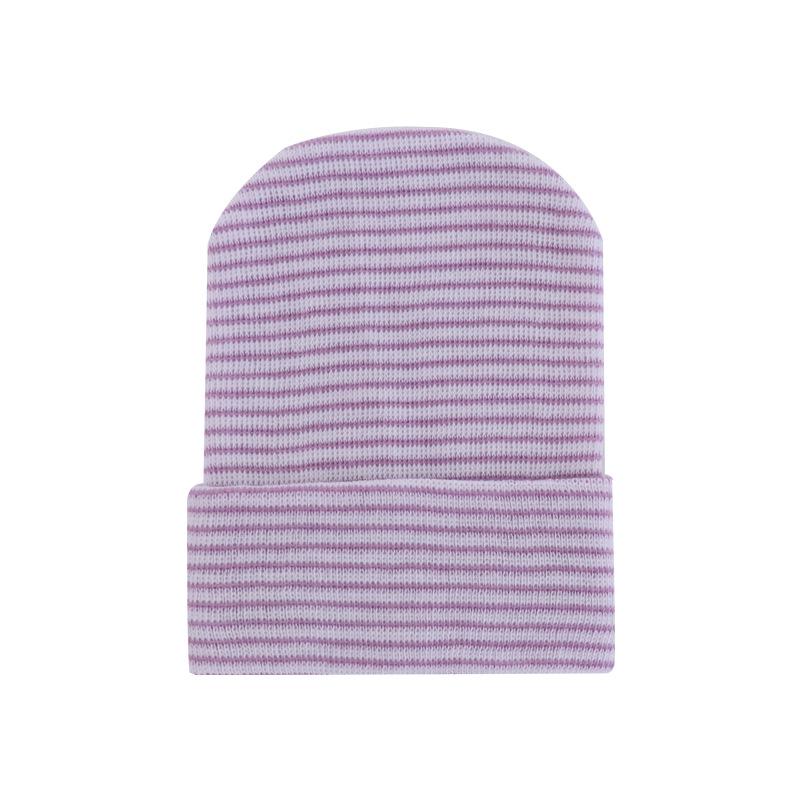 Product Introduction of Baby Boy Girl Hat Infant Striped Fetal Hospital Cap Soft Turban Newborn Nursery Cap Kids Outdoor Casual Beanie Hat Headwrap 16