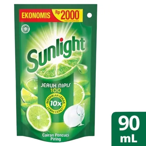 Sabun Cuci Piring Sunlight 90ml - Pembersih Piring Terbaik