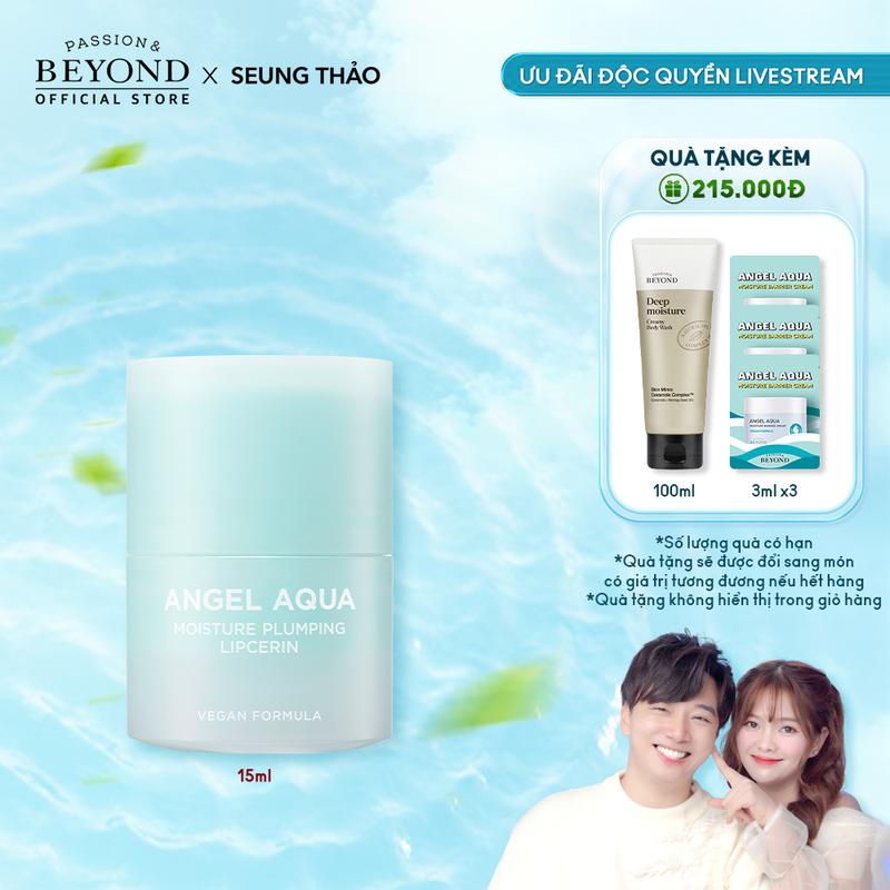 [Beyond Official] Son dưỡng môi thuần chay Beyond Angel Aqua Moisture Plumping Lipcerin 15ml