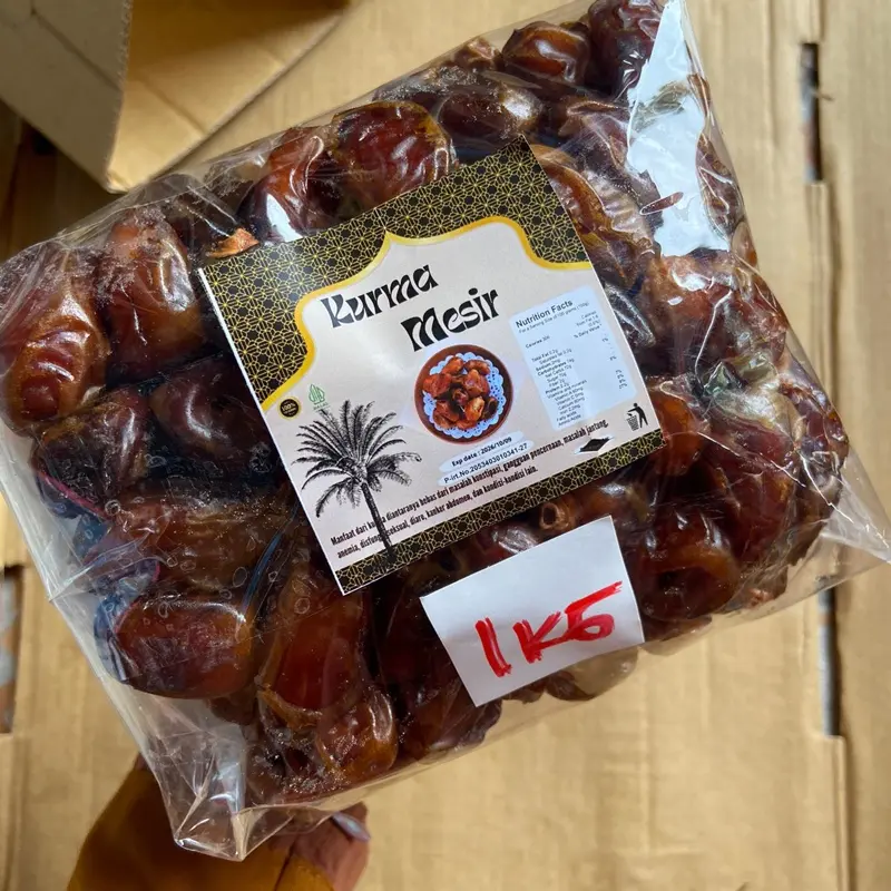 1kg refil kurma mesir premium berkwalitas exp 2027 kurma mesir besar besar kurma mesir 1kg premiu kurma mesir madu basah 1