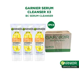 Garnier Bright Complete Serum Cleanser 100ml - X3