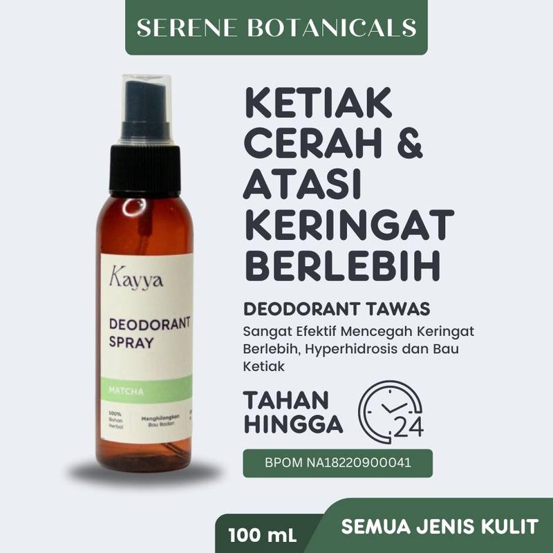 Product Introduction of Deodorant Spray Tawas Herbal Aroma Matcha 100ml - Mencegah Bau Ketiak dan Keringat Tubuh Berlebih 11