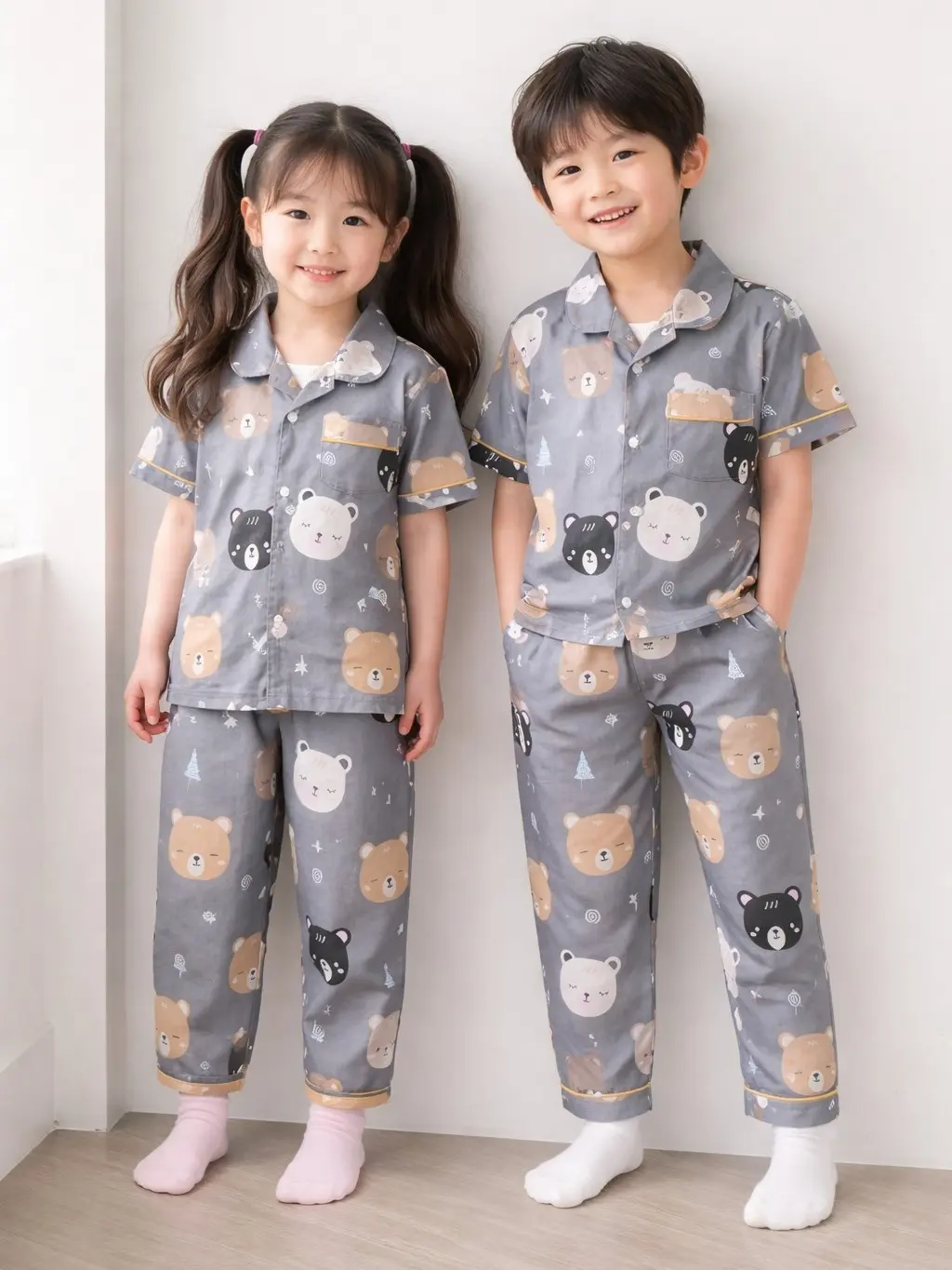 piyama atau baju tidur anak laki-laki dan perempuan usia 1-10 tahun // baju tidur anak motif karakter terbaru