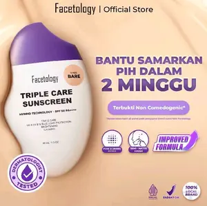 Facetology Triple Care Sunscreen Tinted SPF 50 PA++++ 40ML