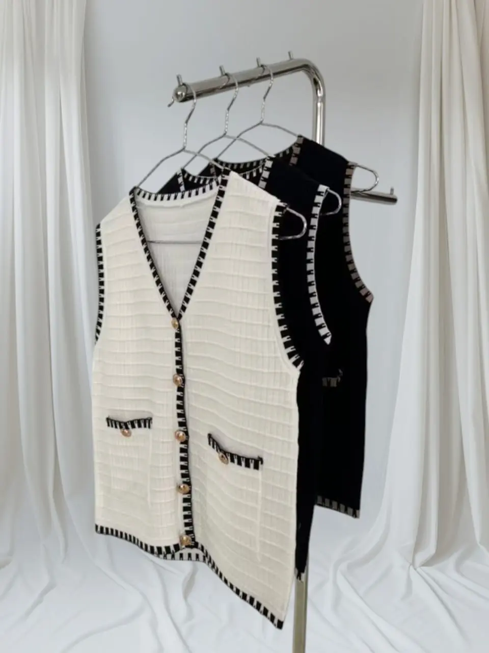 VEST ZIZA SWAETER CARDIGAN WANITA MODEL TERBARU KANCING HIDUP KANTONG AKTIP
