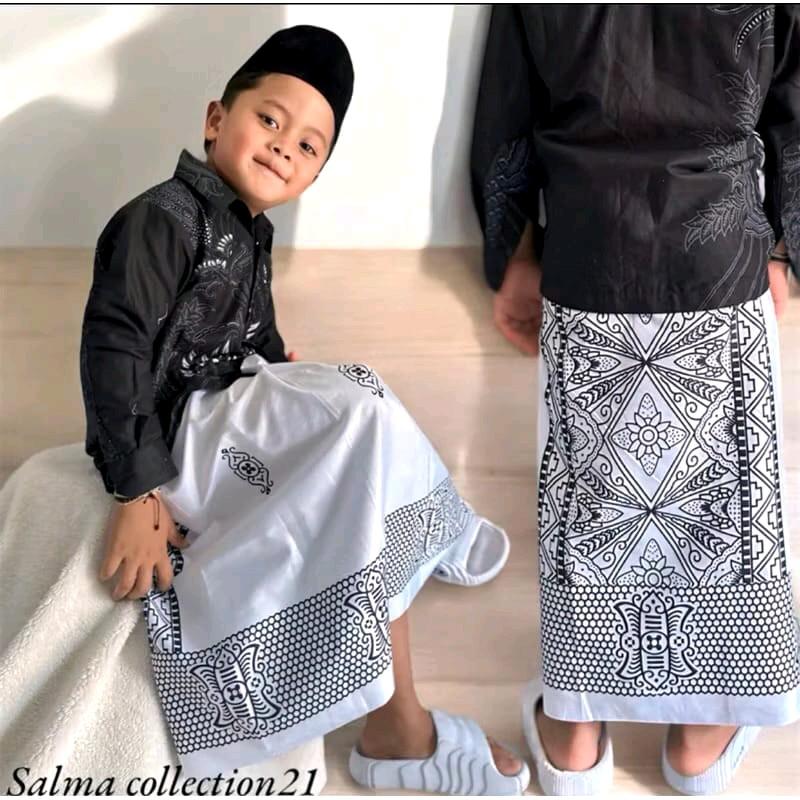 sarung intsan anak anak praktis mudah di pakai Katun Muslim 0