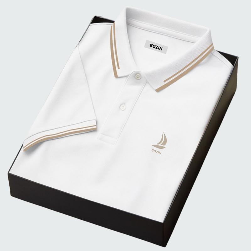   Tặng Hộp Quà  Áo polo nam cao cấp Vải cá sấu FeelMax thoáng mát thanh lịch GOZIN -JA24 
