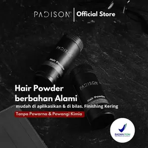 PADISON Hair Powder Strong Hold Pomade / Bedak Rambut / Hair Styling 10 Gr perawatan rambut Pria // seteleh Sisir membuat rambut lebih bervolume
