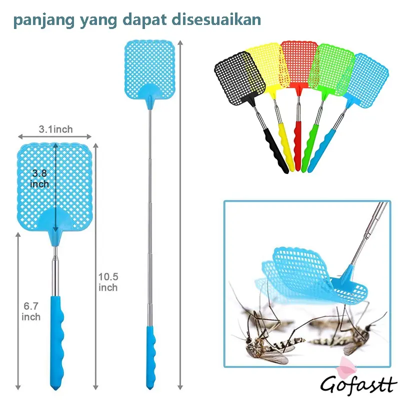 Tepokan Lalat Nyamuk Plastik Pemukul Hewan Serangga Manual Fly Swatter G 0