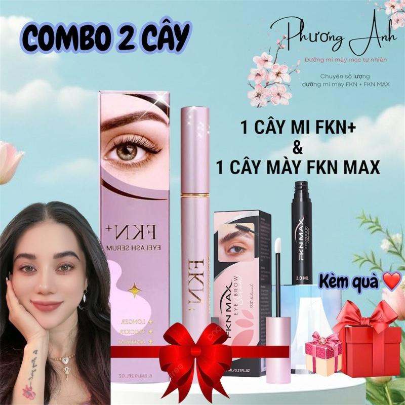( 2 cây ) 1 MI FKN+ 6ml & 1 DƯỠNG MÀY FKN MAX mỗi cây 3ml, dành cho Nam và Nữ,,hạn chế thâm, rút ngắn thời gian làm đẹp