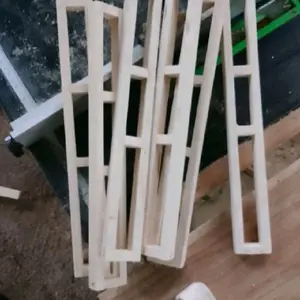 Sasis  miniatur truk ukuran 30cm x 4cm bahan kayu