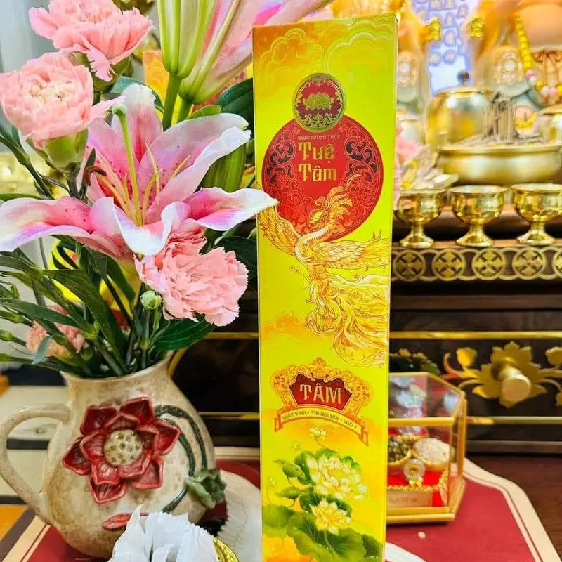 Alofa Nhang Phong Thủy Tuệ Tâm 114 Nén - Sản Phẩm Tự Nhiên An Toàn Cho Sức Khỏe & May Mắn 1