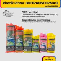 Gambar PACKBAG Garbamon 90L Kantong Sampah Wangi Lemongrass Biodegradable Bahan Recycle Isi 10 pcs Plastik dari PACKBAGID Kota Tangerang 2 Tokopedia