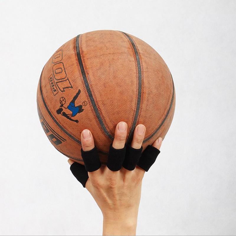 Product Introduction of 10 PCS Finger Sleeves Elastic Fingerstall Protector Guard Stretchy Basketball Support Wrap Gym Fitness Volleyball Brace Guard 13