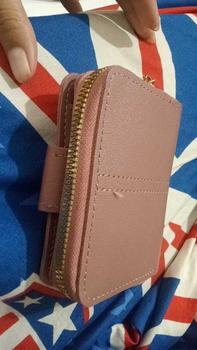 Product Review of Dompet Lipat Zipper Compact Wanita Korean Style Kartu dan Koin from N**a M**6 1