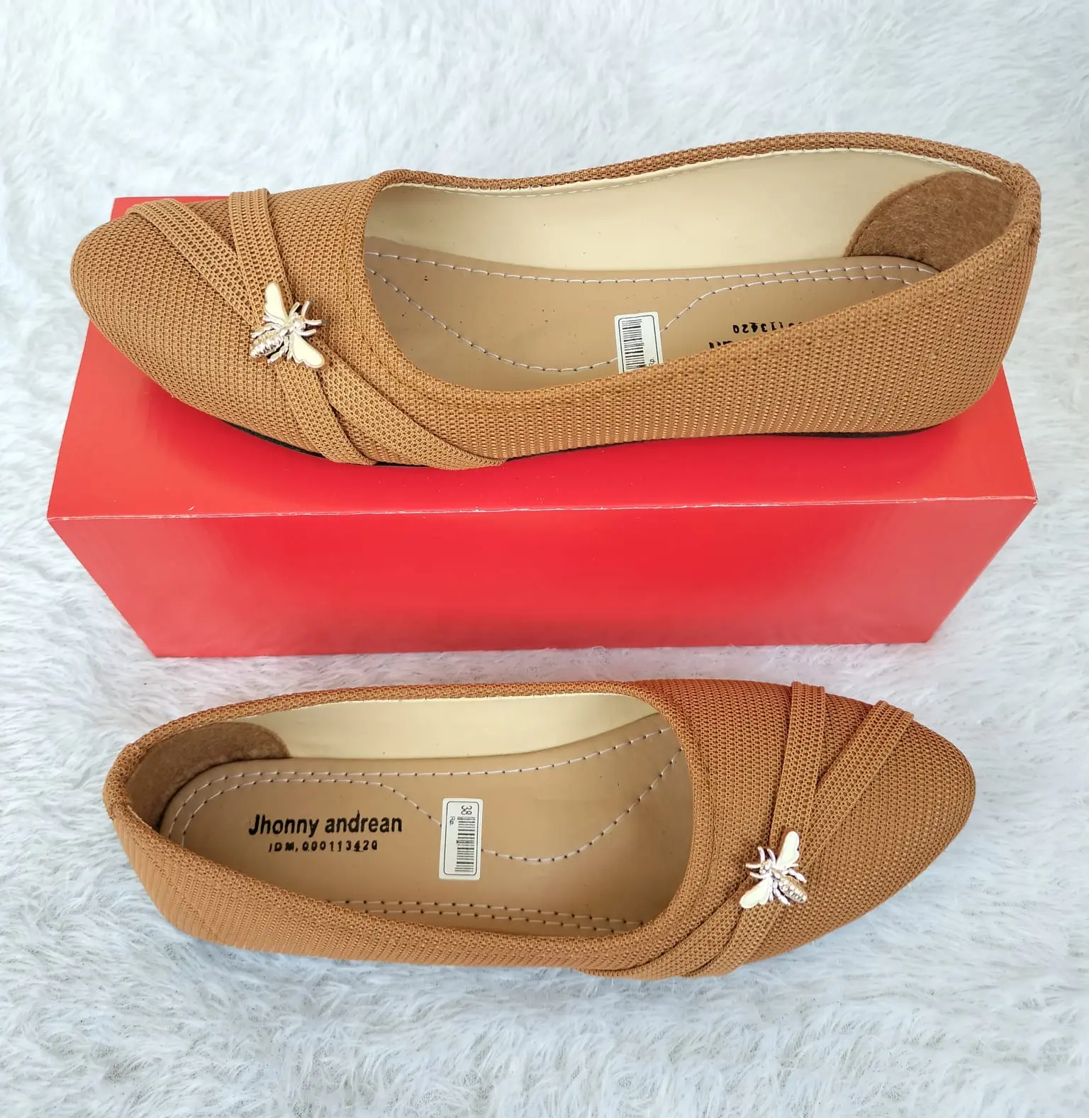 Sepatu Ballet Wanita Terbaru | Sol Karet Antislip  Flat Shoes Wanita Murah