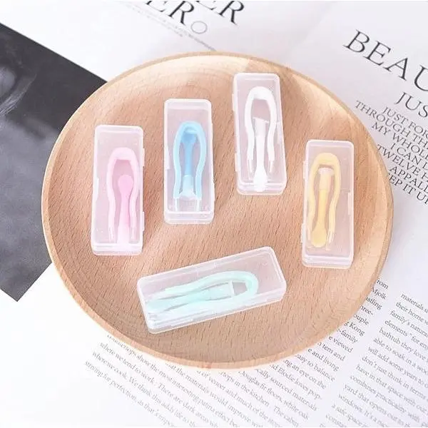 【COD】UYAAI 1 Set Contact Lens Remover Tool Soft Silicone Tip Tweezer Spoon Suction Stick  luxury Contact Lens Accessories