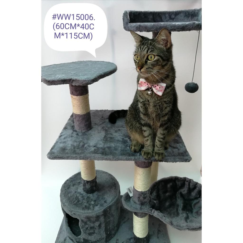 Cat Tree House Scratcher Post WWW15006 115cm x 60cm x 40cm