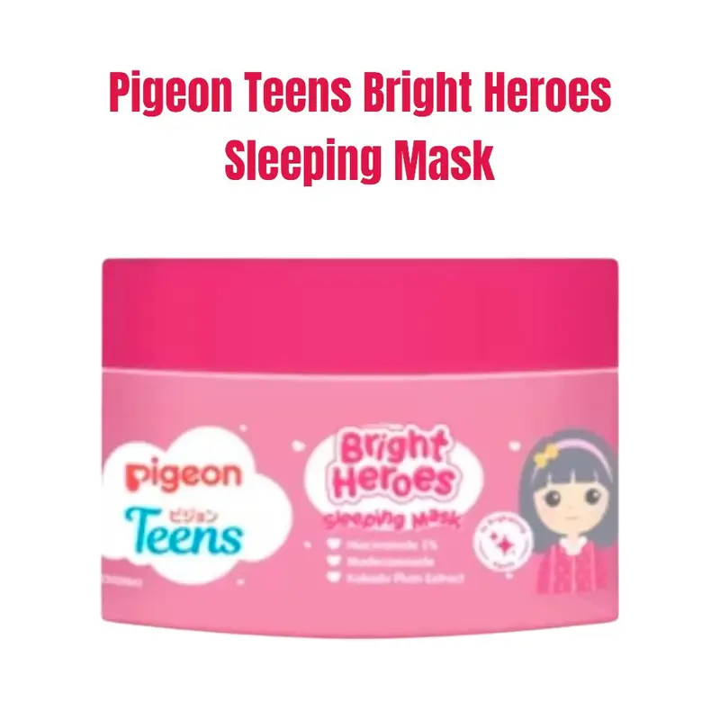 Pigeon Teens Bright Heroes Series | Moisturizer | Toner | Sleeping Mask | Micellar Water | Body Serum | Serum | Loose Powder 6