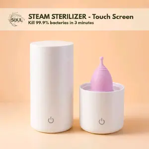 Menstrual Cup Steam Sterilizer Touch Screen Soul / Pembersih Sterilisasi Menstrual Cup