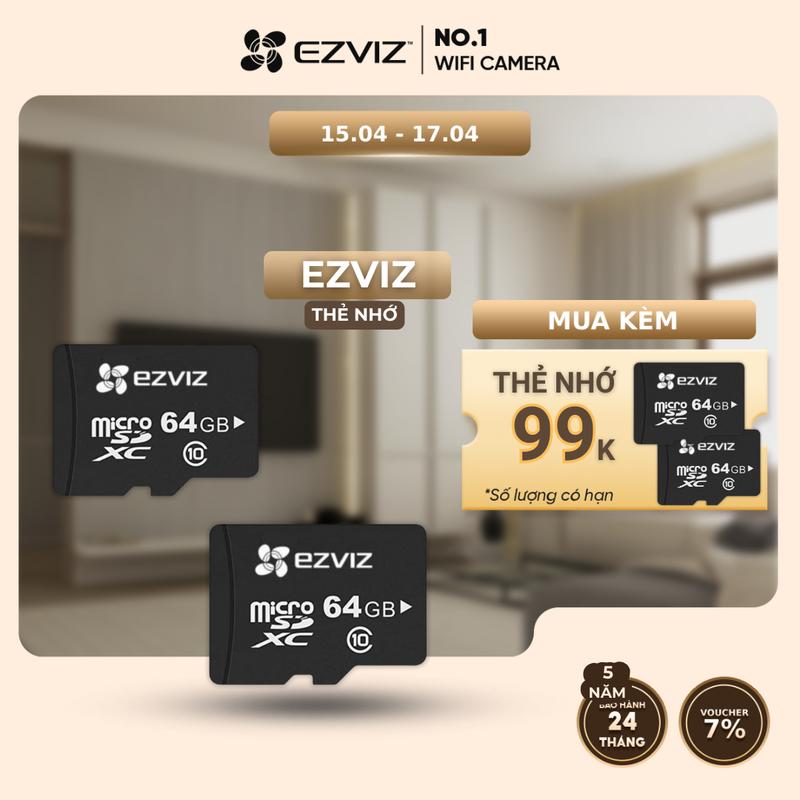 Thẻ Nhớ Camera Ezviz Chính Hãng Lỗi 1 Đổi 1 Trong Vòng 1 Năm 32G / 64G / 128G   camera wifi