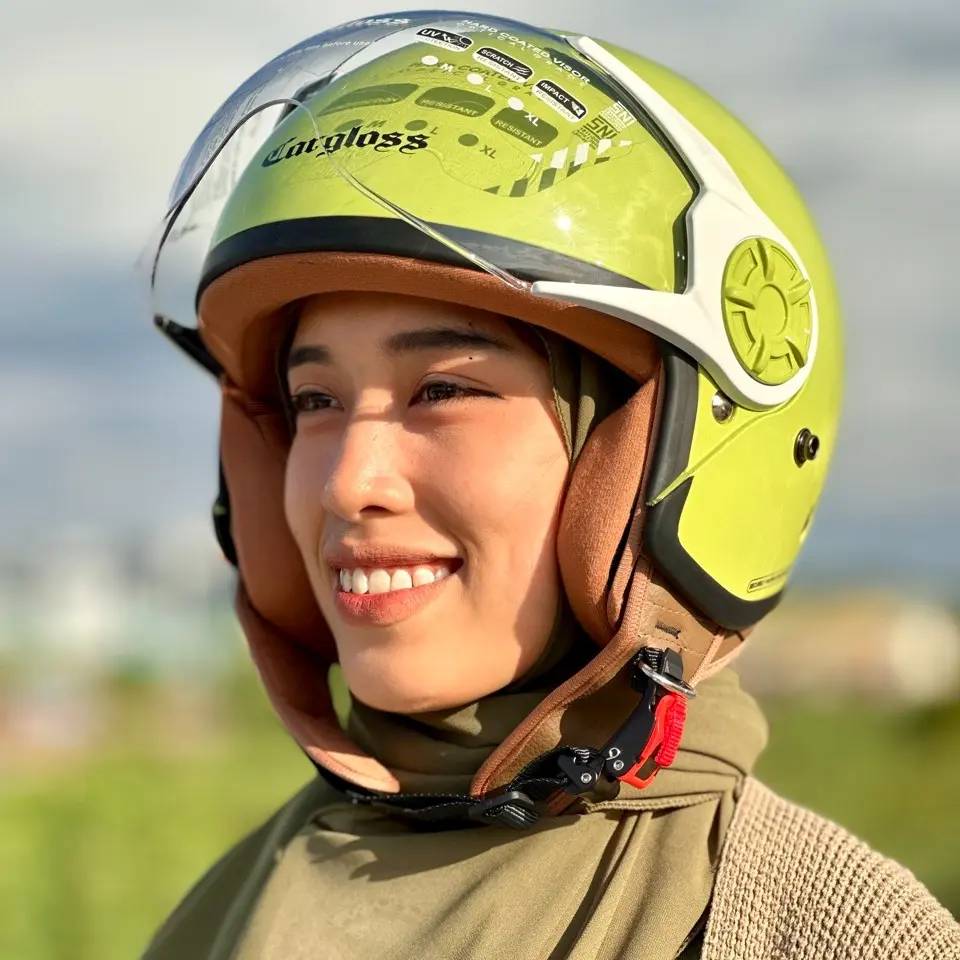 Helm Cargloss Yrm Dewasa Retro Motorcycle cargloss  helmets cargloss  hijab