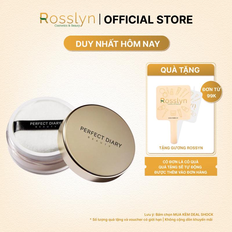 Phấn phủ kiềm dầu Perfect Diary Perfect chống thấm nước kiểm soát dầu 12h với 3 màu tùy chọn 7g Mỹ Phẩm Nữ Trang Điểm Cosmetic