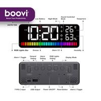 Gambar Boovi JD013 Jam Digital Tampilan Multifungsi Suhu Temperature Humidity Kelembapan Lampu RGB Bar Alarm Clock Rechargable dari Boovi Official Kota Administrasi Jakarta Barat 5 Tokopedia