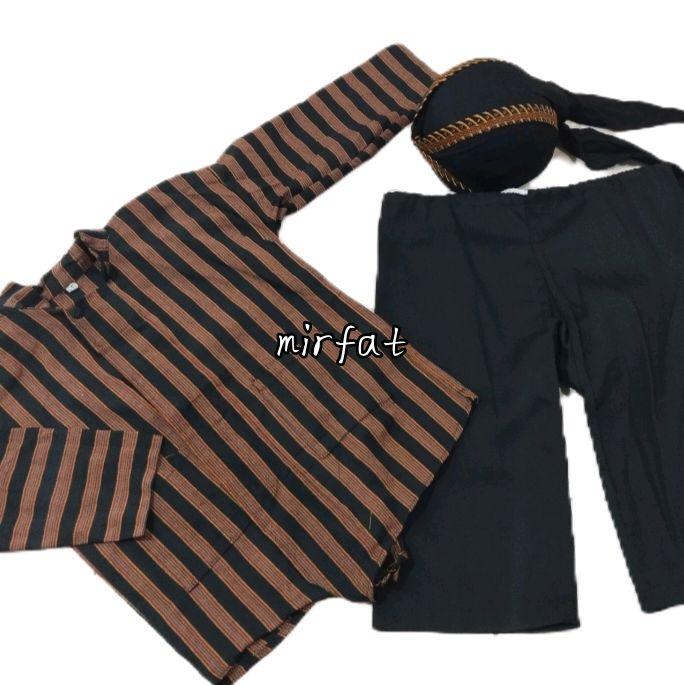 SETELAN SURJAN ANAK(Baju+celana+BLngkon jogja samurai sliwir) 0