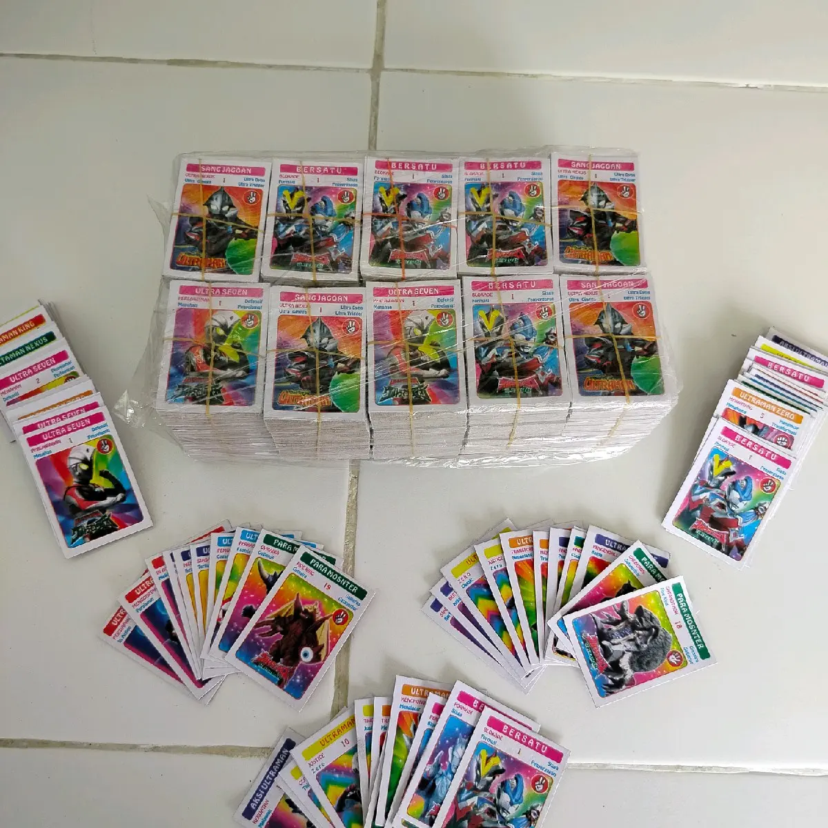 KARTU KWARTED 1 IKAT ISI 320 PCS / MAINAN ANAK KARTU TEPUK KARTU GAMBAR