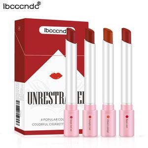 ibcccndc 4pcs/box Mini Lipstick Matte Long-lasting