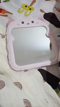 Product Review of [COD] SM K153 Cermin Meja Rias Bentuk Kucing Lucu Kaca Duduk Aesthetic Portable Serbaguna from L**3 0