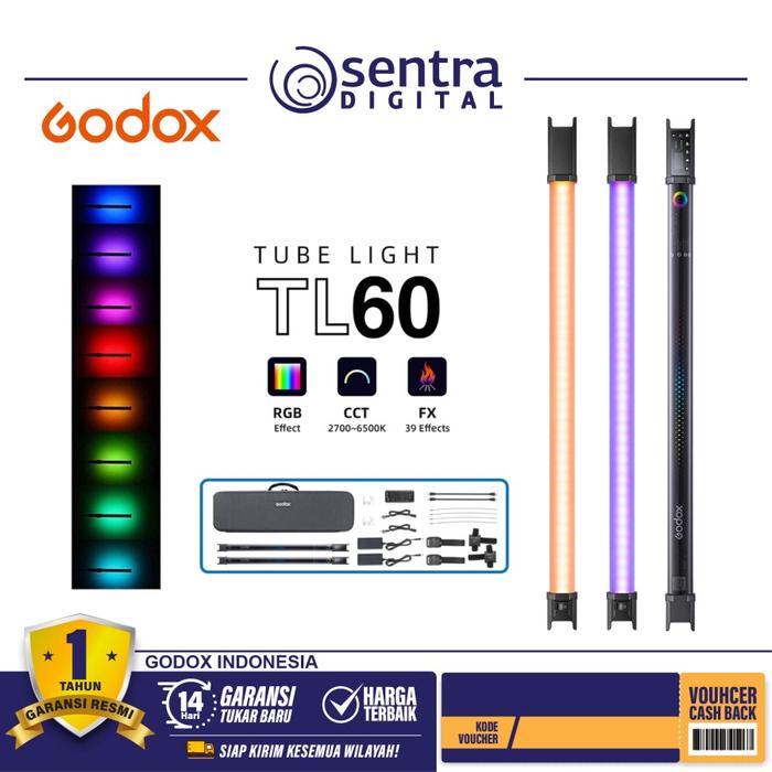Gambar Godox TL60 Full-Color RGB Tube Light / Godox TL60 dari Sentra Digital Kota Surabaya Tokopedia