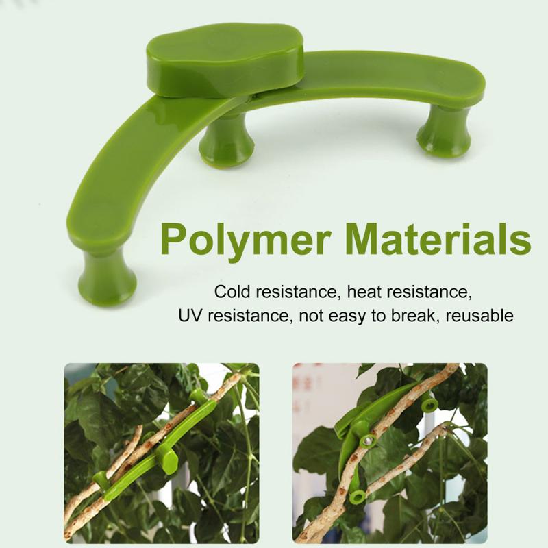 Product Introduction of 10Pc Plastic 360 Degrees Plant Benders Trainer Growth Tutors For Plants Clips Bending Twig Clamps Garden Branche Accessories 9