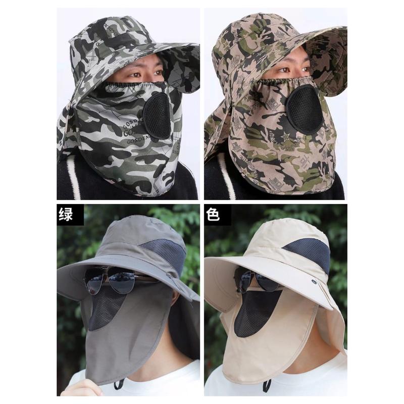 CAHAYA Topi Visor Lipat Anti UV Lebar / Topi Pantai Cadar T23 0