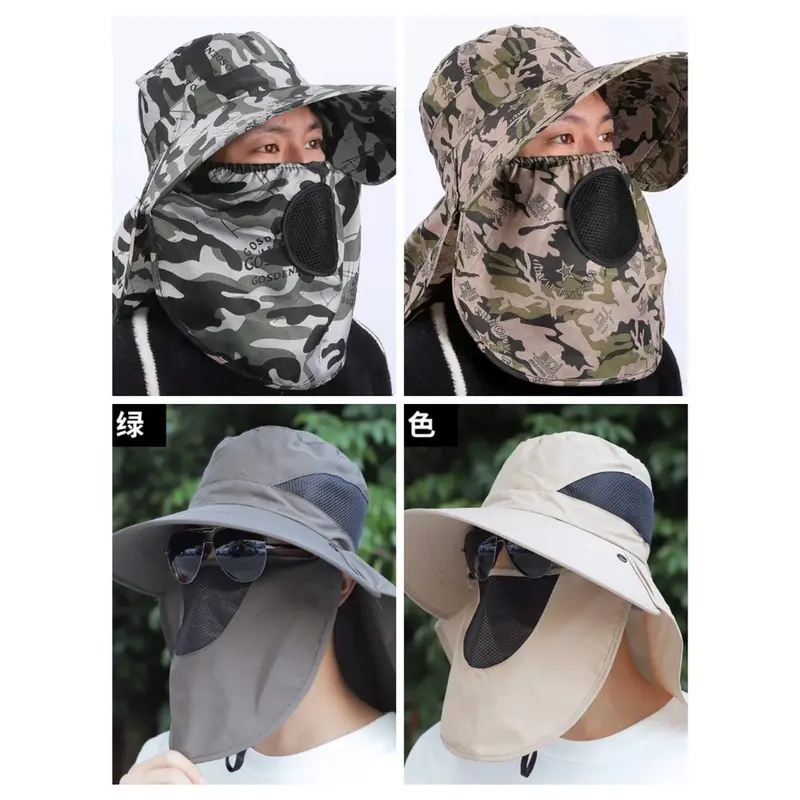 CAHAYA Topi Visor Lipat Anti UV Lebar / Topi Pantai Cadar T23 0