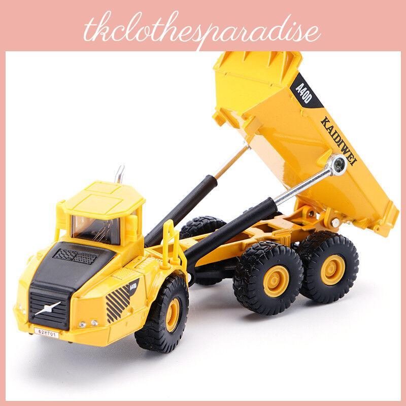 Versatile Kdw 1/87 Scale Diecast Metal Dump Truck Construction Vehicle Model Toy