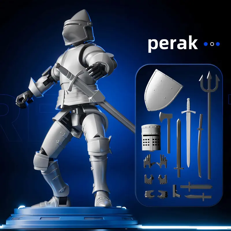 Action Figure Model 13 Boneka Bergerak Multi-sambungan Cetak 3D Mainan Rakitan Artefak Dekompresi Mainan Rakitan Toy 3