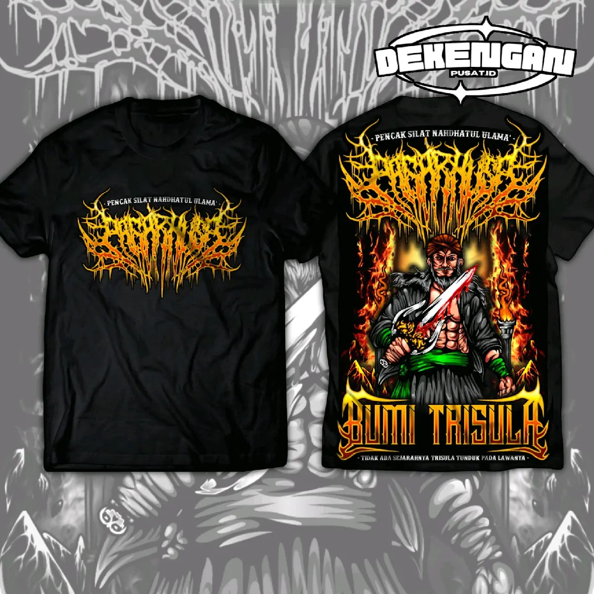 Kaos Pagar Nusa Bumi Trisula keren