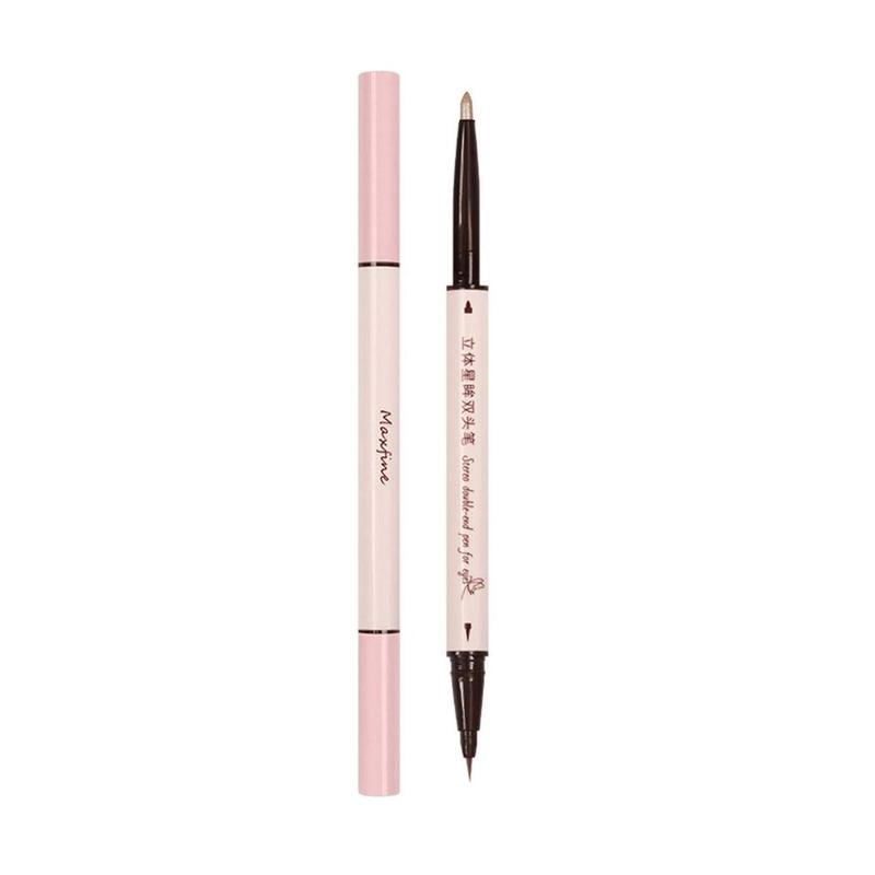 Product Introduction of Double-Headed Eyeliner Pen 2-in-1 ing High Pen Waterproof Easy To Not Sweatproof Fade D2Q7 27