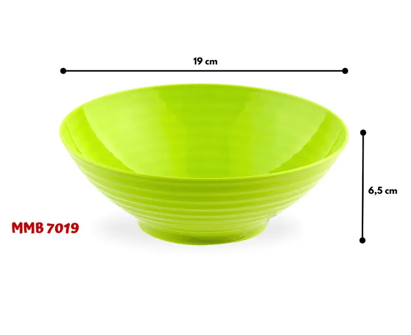 MANGKOK MIE BULAT HIJAU MMB-7019 H GOLDEN SUNKIST 2