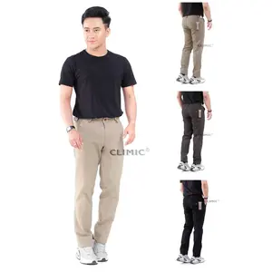 Climic celana panjang slimfit // celana panjang katun kanvas non straight original climic