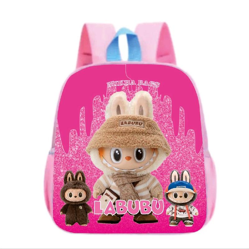 Tas ransel anak TK/FAUD/tas anak anak labubu cocok untuk mengaji sekolah dan untuk bepergian hanya satu ruangan pree tempat pensil 1