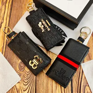 BAMBEG GANTUNGAN KUNCI MOBIL/MOTOR  FREEBOX - GANTUNGAN KUNCI DOMPET STNK MOBIL KULIT PU - 191565