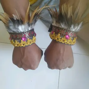 gelang adat bulu2 hitam dayak Acesories